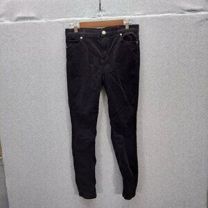 LOFT Ann Taylor Women's Modern Skinny Corduroy Pants-Black-Soft- Size 6